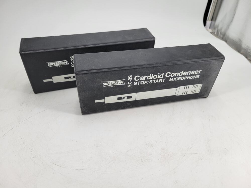 PAIR Superscope Cardioid Microphone Model EC-3S with Start-Stop